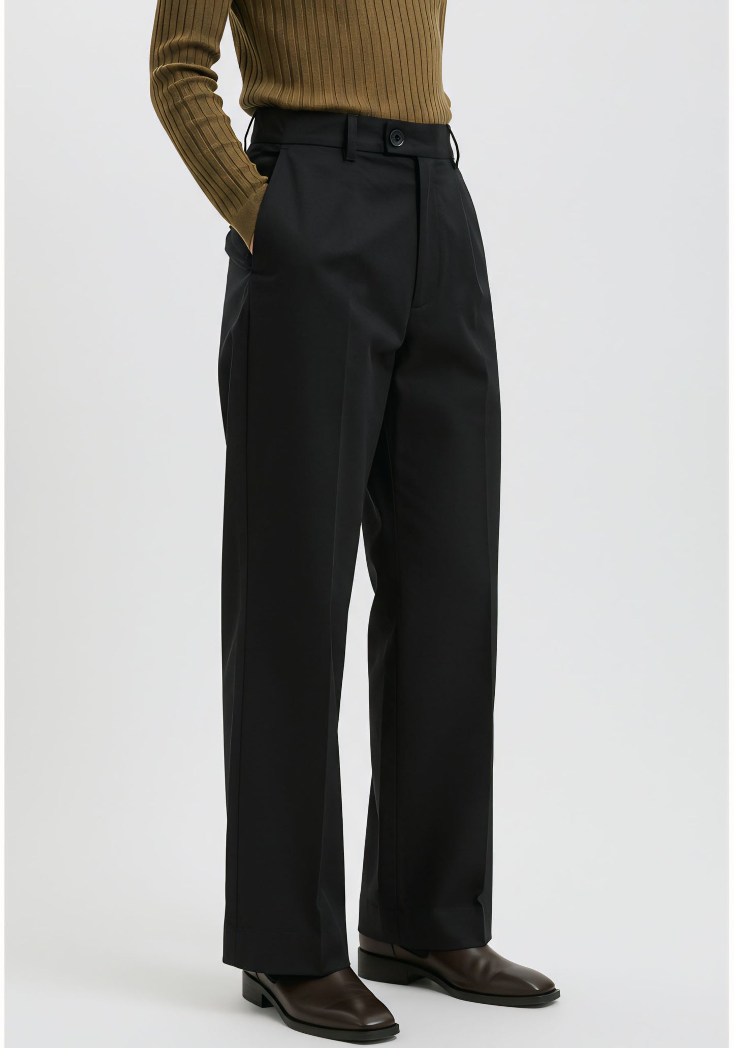 Old Money Black Pants