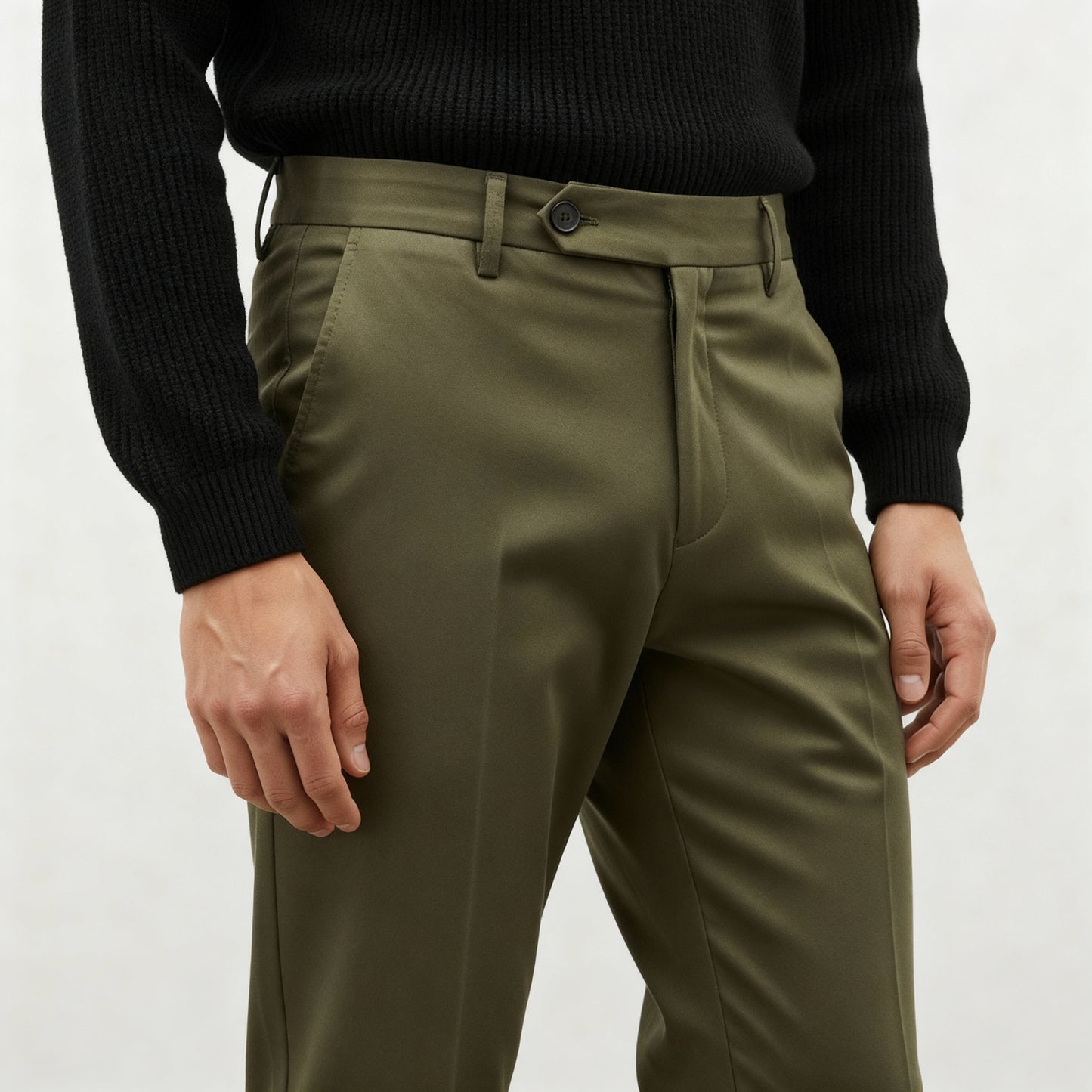 Old Money Olive Green Pants