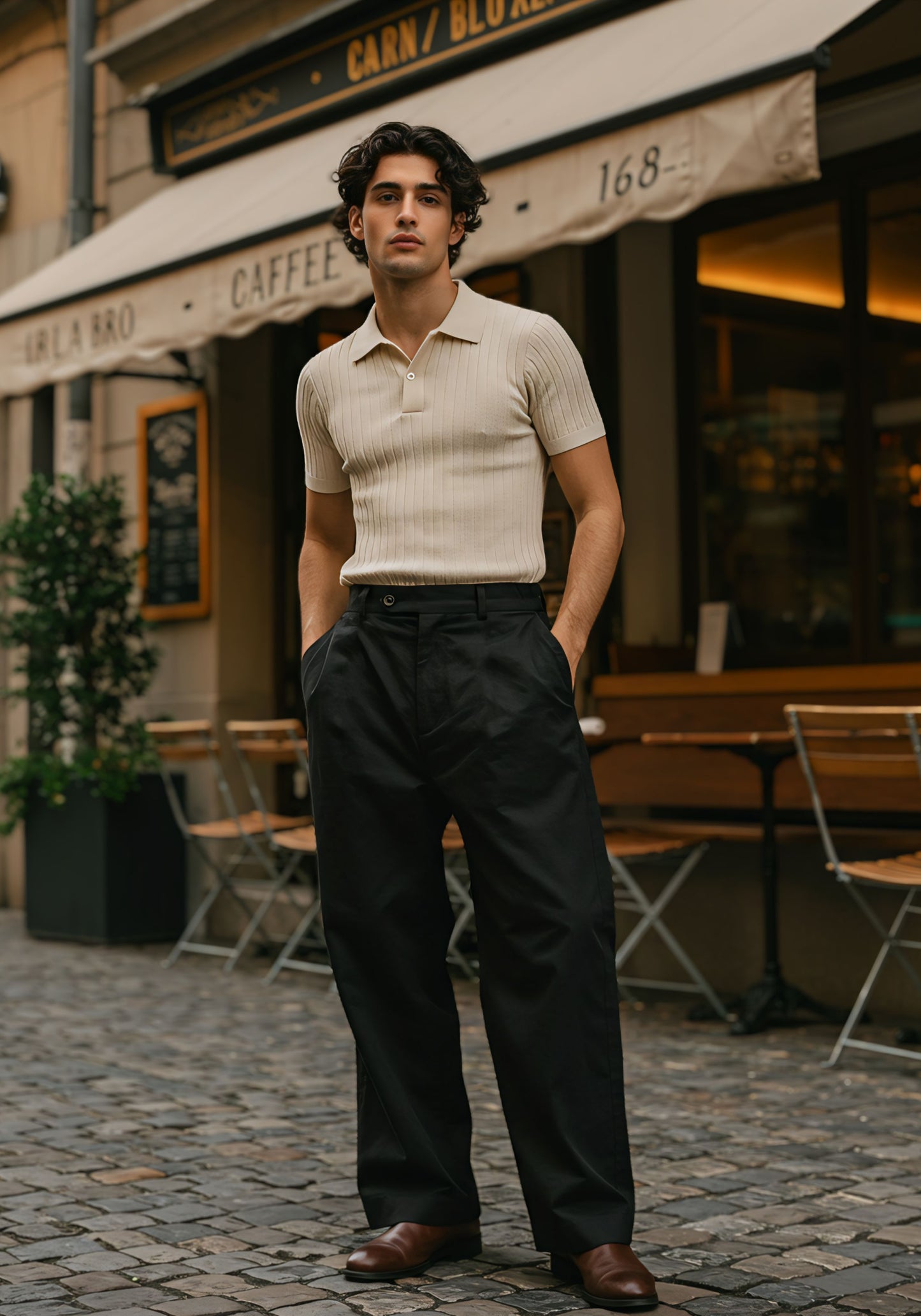 Old Money Black Pants
