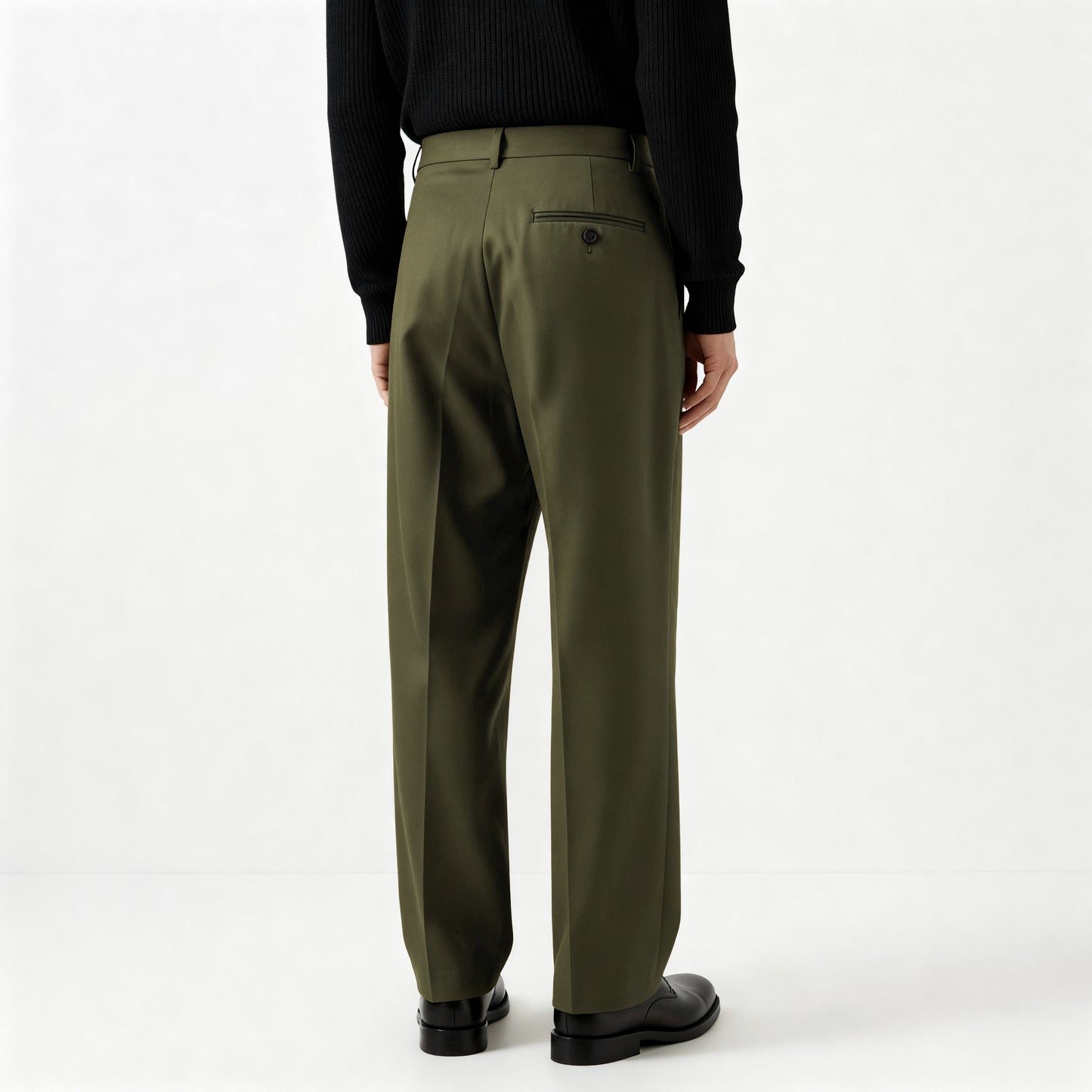 Old Money Olive Green Pants