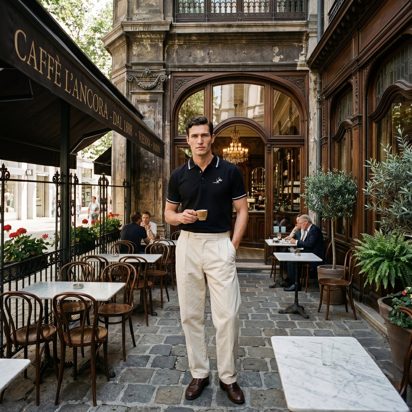 Black Summer Polo
