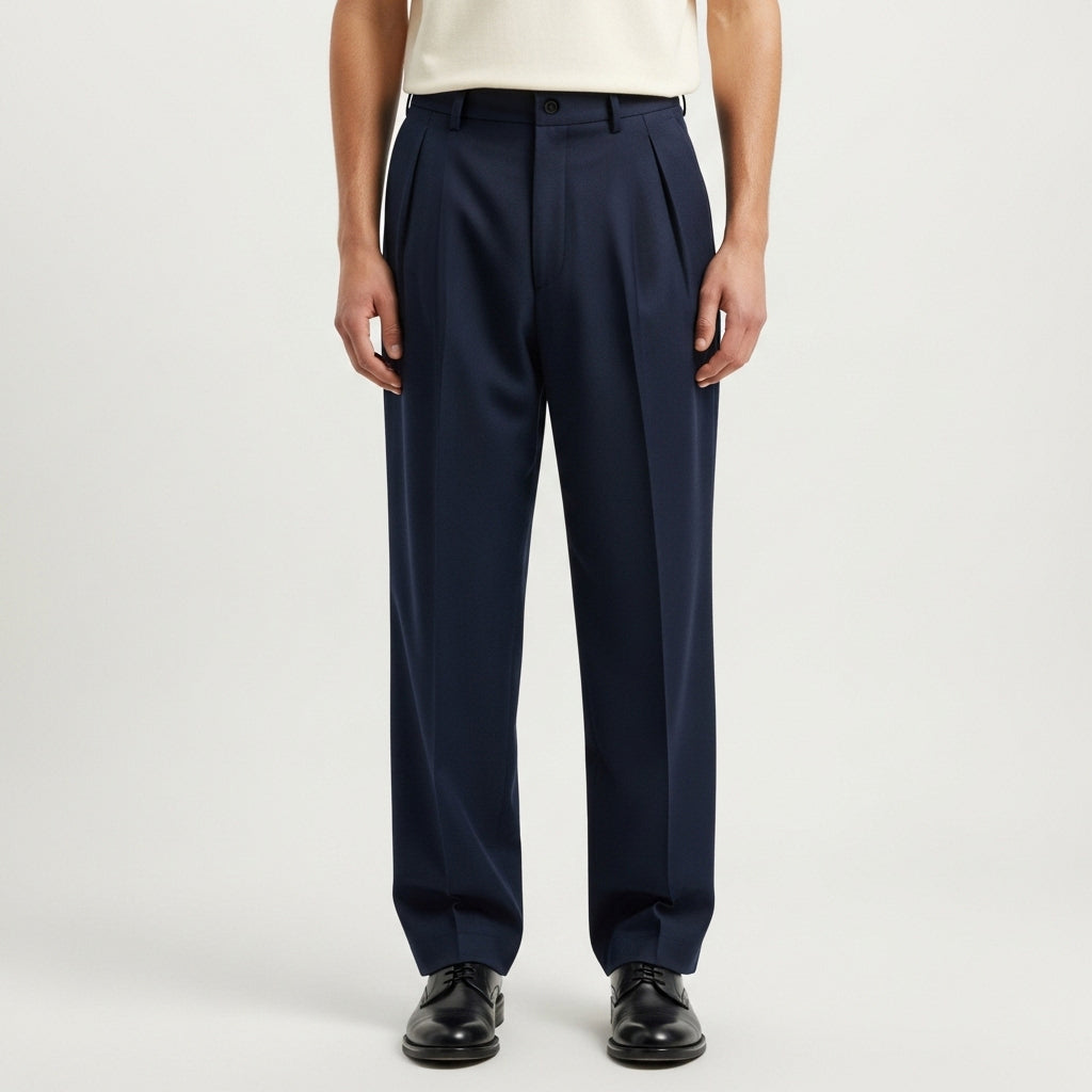 Old Money Navy Pants