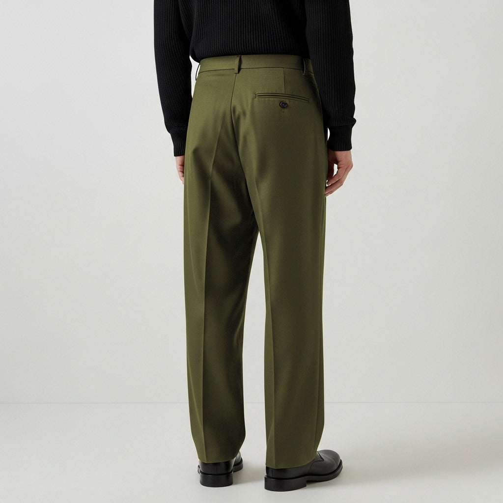 Old Money Olive Pants