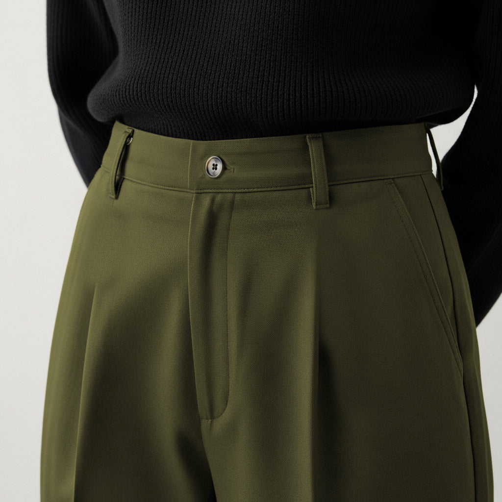 Old Money Olive Pants