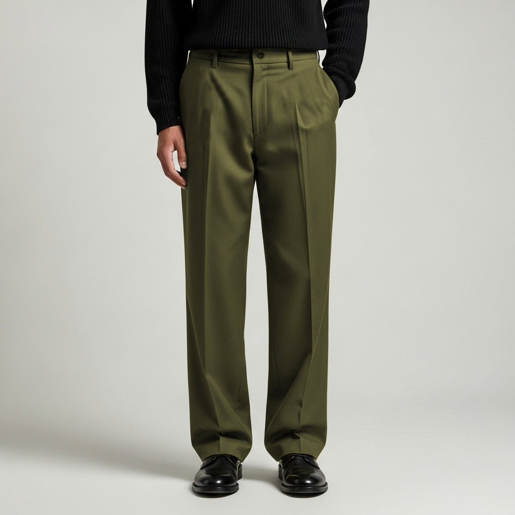 Old Money Olive Pants