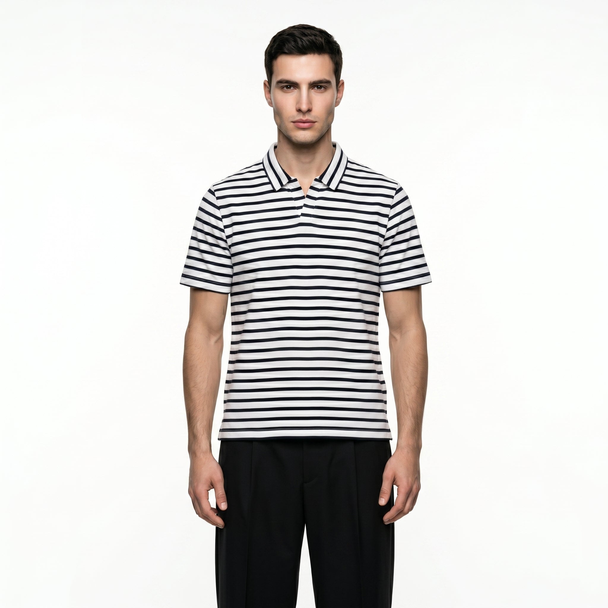 Marine Stripe Polo – Zaraf