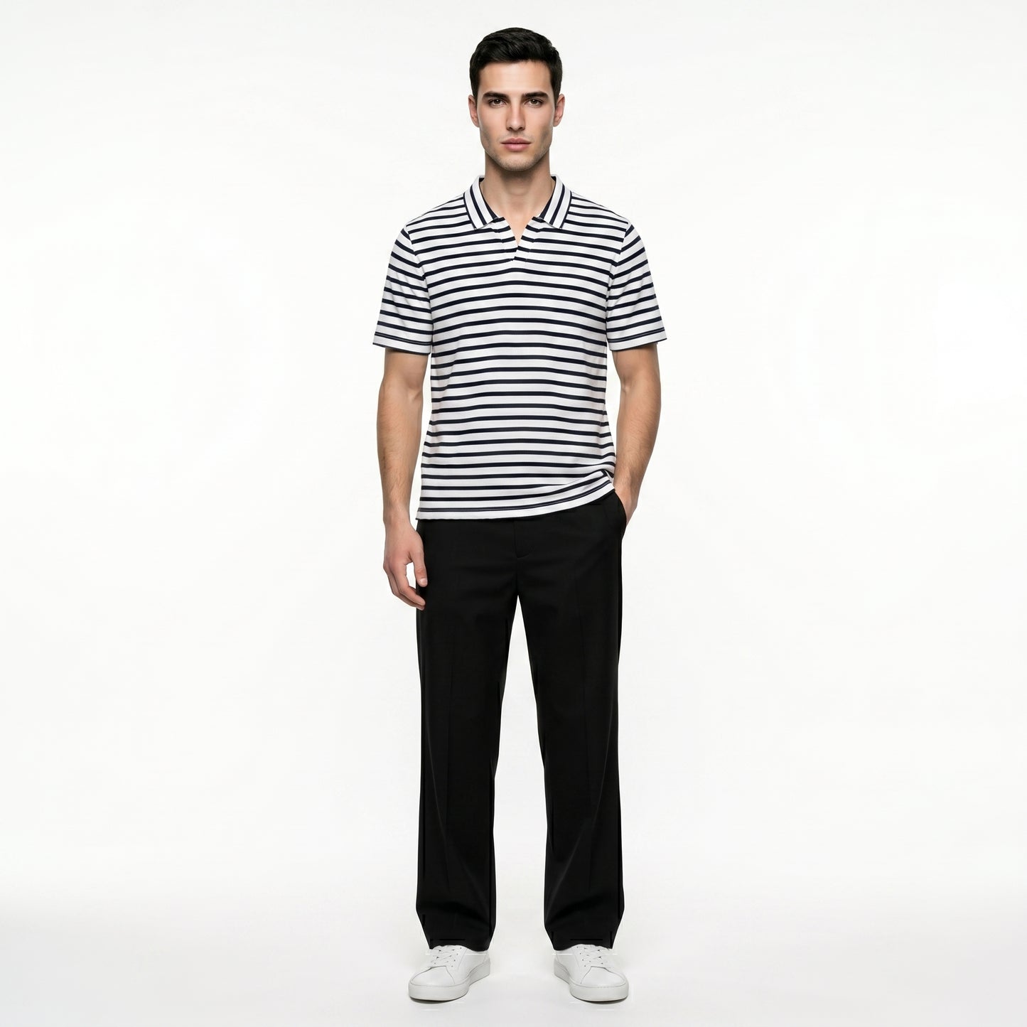 Marine Stripe Polo