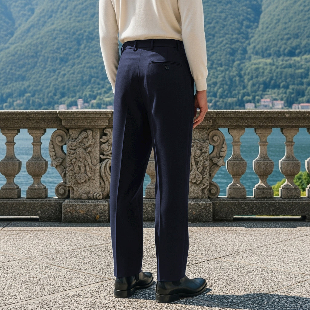 Old Money Navy Pants